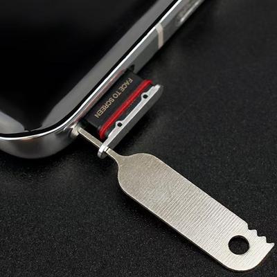 10Pcs Universal SIM Card Eject Pin Needle Tool For iPhone Android, 2-in-1 SIM Tray Open Pin & Package Opener