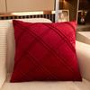 Skin-friendly Velvet Crumpled Soft-covered Bedside Sofa Pillow with Core