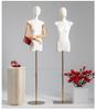 Adjustable Height Mannequin Stand with Arms for Women's Clothing Display
