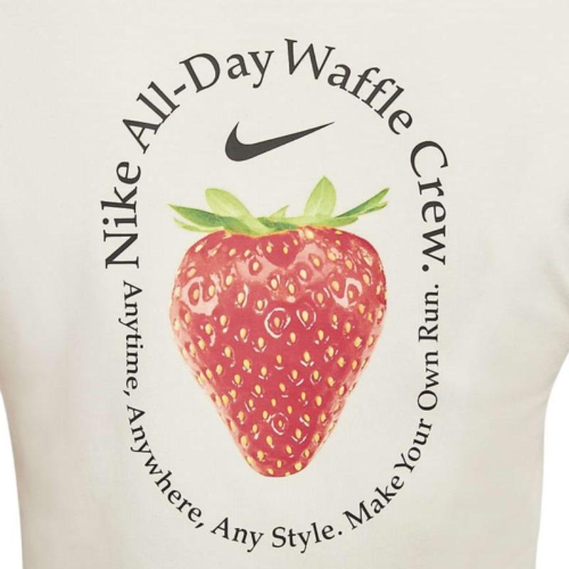 Nike Sportswear Women's Strawberry Short Sleeve T-Shirt 'Sail White' HQ1196-133