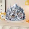 Acrylic Jesus Nativity Scene Statue Ornament - Ideal for Valentine's, Mother's Day, or Halloween Gifts