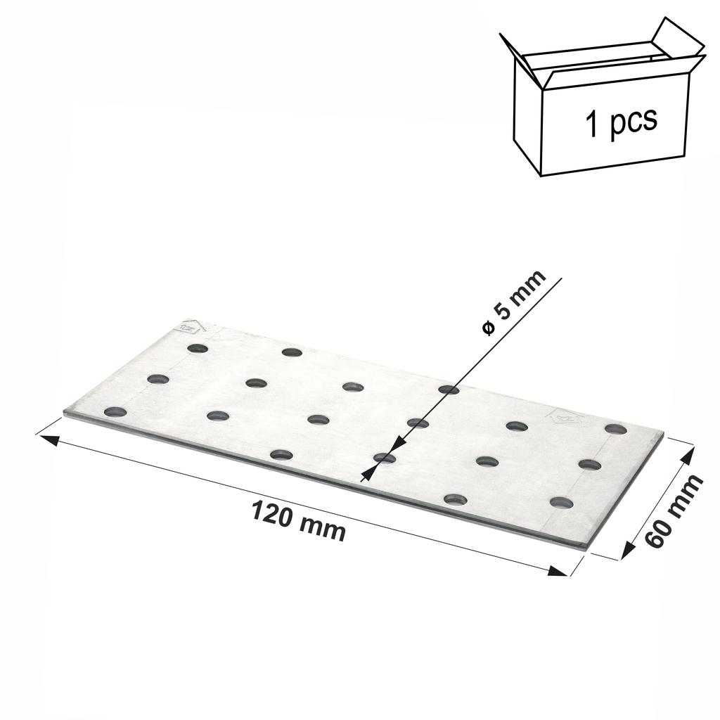 Perforated plate PP38 60x120x2.0 (1)