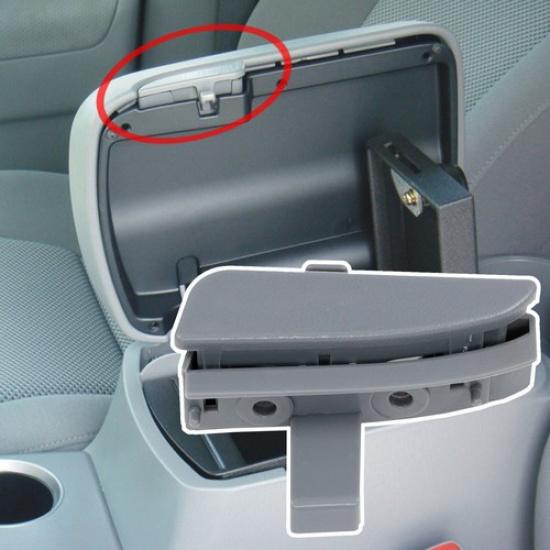 Gray For Toyota Tacoma 05-2012 Armrest Release Handle Center Console Lid Latch