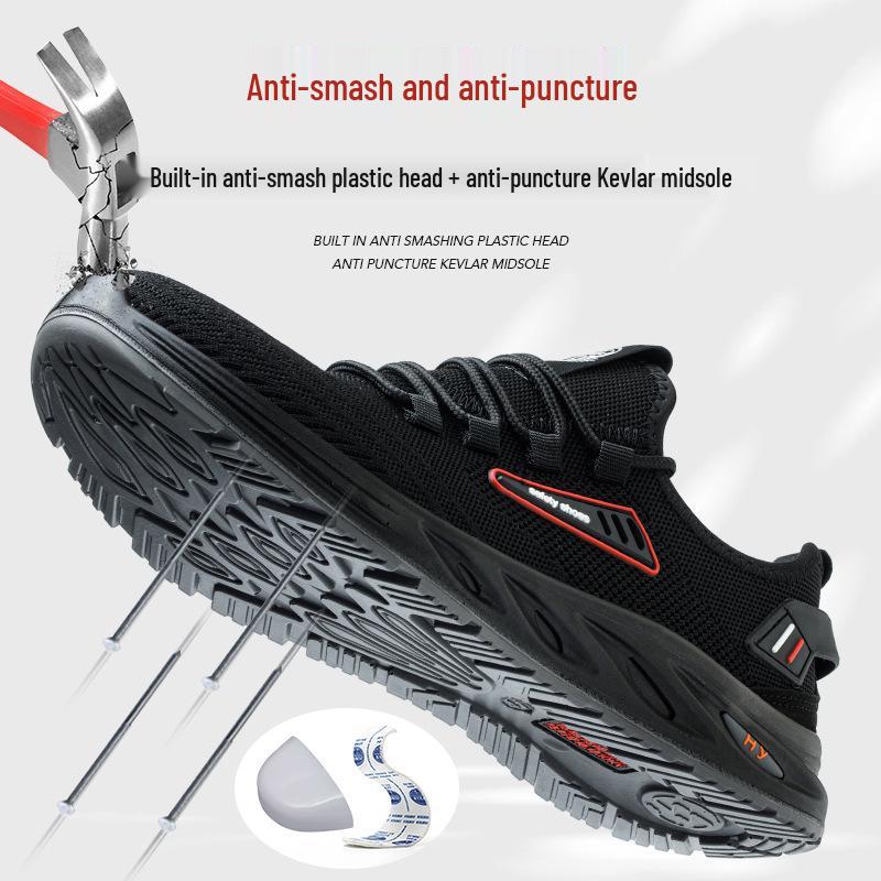 Insulated 6kV Anti-Smash, Anti-Puncture Lightweight Oil-Resistant Work Shoes