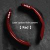 Carbon Fiber Car Logo Steering Wheel Covers Decorative For KN Rio 2 3 4 X Line Kombi Sedan K2 K3 K4 K5 KX1 KX3 KX5 Sportage