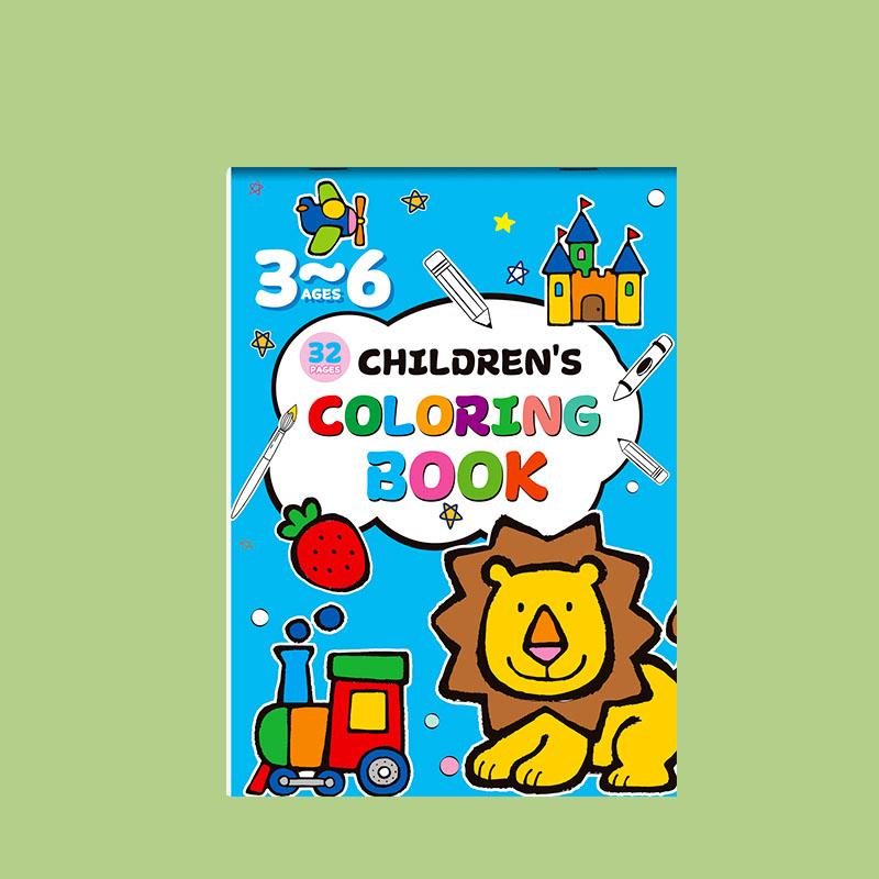 Children s Coloring Book - 32 Pages Fun Educational Activity Book for Kids, Drawing & Learning