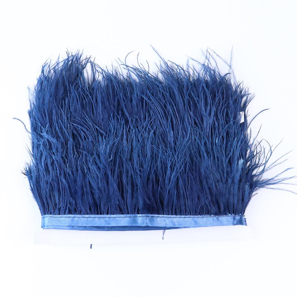 Ostrich Feather Edge 6 -8cm Decorative Wedding Diy Accessories Evening Dress Edge 