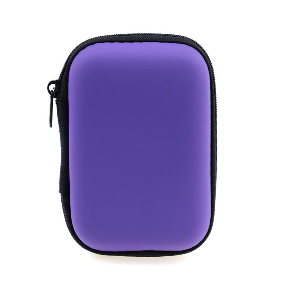 1PC Earphone Pocket Headphone Earbud Carry Storage Bag Charger Hard Holder Case