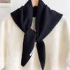 New Wool Knitted Knitted Scarf Multi-functional Warm Triangular Scarf Women Headscarf Winter