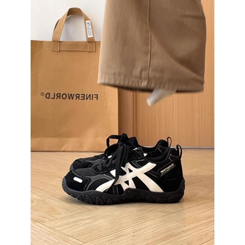 thick-soled women's new autumn versatile retro casual sneakers soft-soled dad shoes