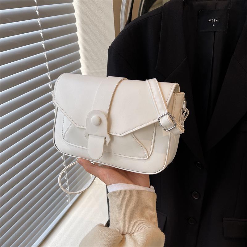 Bag Women's 2025 New French Niche Underarm Bag Design Summer Premium Texture Shoulder Crossbody Small Square Bag