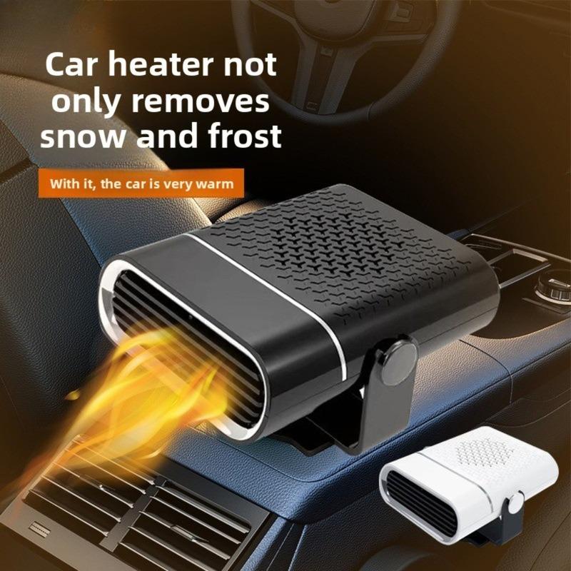 12V/24V Universal Car Heater Mini Defroster And Defogger Windshield Heater For Winter Truck Windshield Heating And Warming