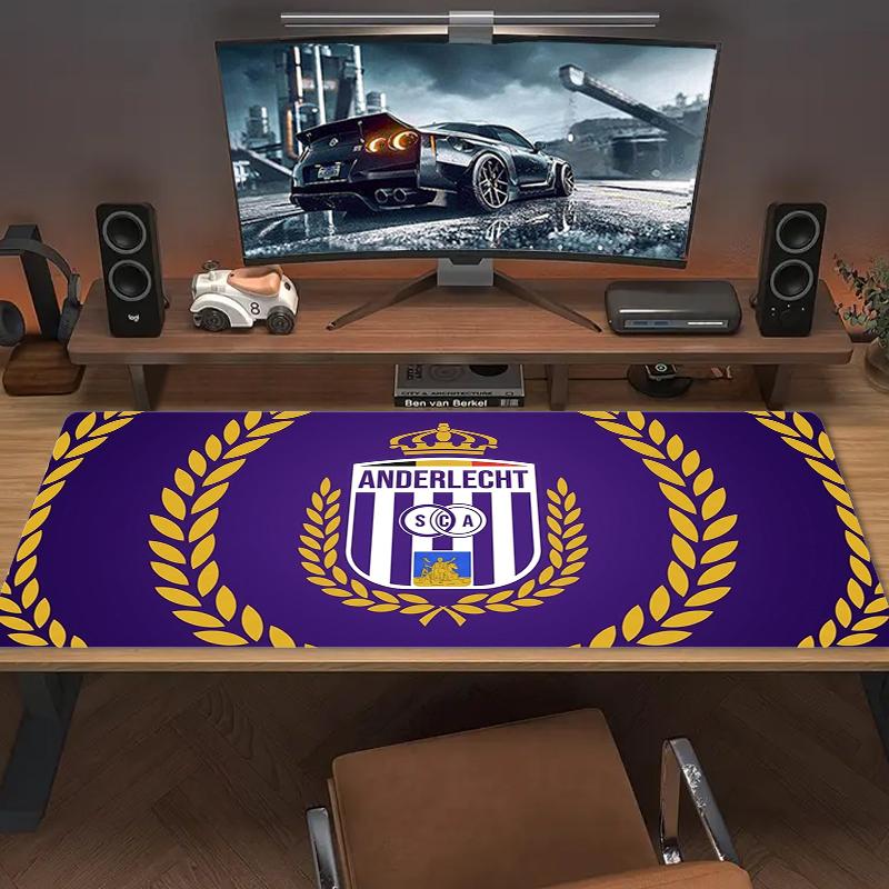 Rsc Anderlecht Mouse Pad Large Gaming Table Cushion Nonslip Laptop Tablet Big Mousepad Xxl Mat Mini Pc Playmat With Lock Edge