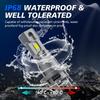 2pcs H7 LED Headlight Bulbs 500% Brighter Wireless Headlight Bulbs, 20000LM Mini Headlight Bulbs Fanless Car Bulb Kit High Low Beam