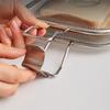 Stainless Steel Sandwich Grilling Rack Practical Baking Tool Sandwich Grilling Mesh Roasting Net for Professional Use