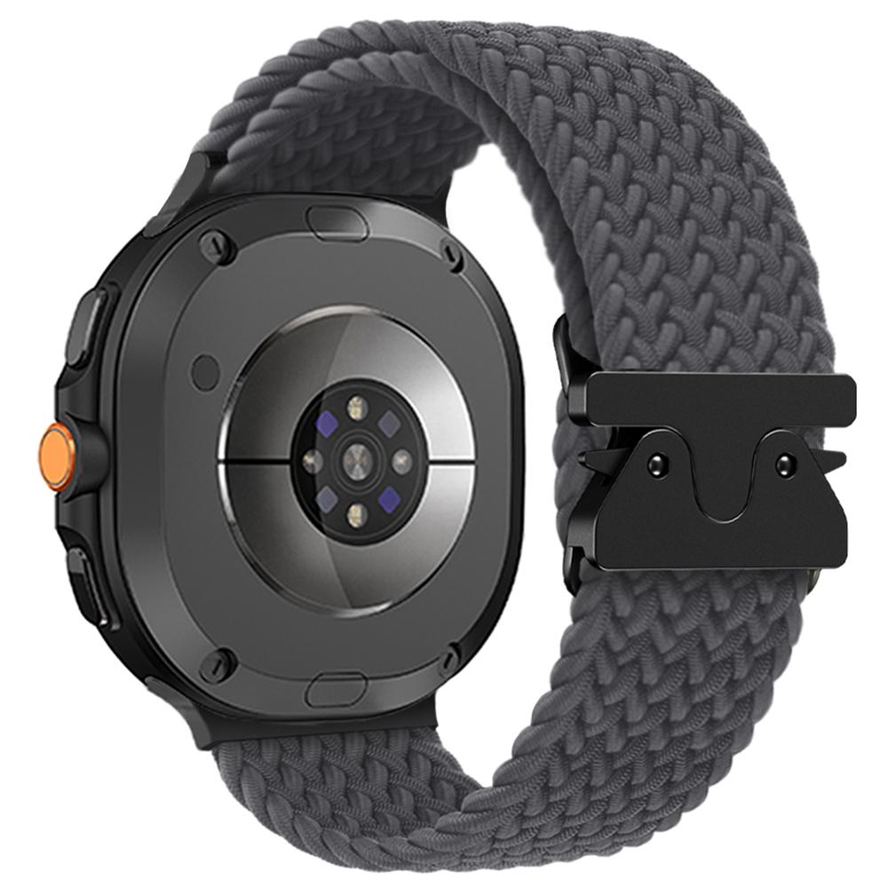 Nylon Watch Band for Samsung Galaxy Watch8 44mm/40mm/Watch8 Classic 46mm Braided Replacement Strap