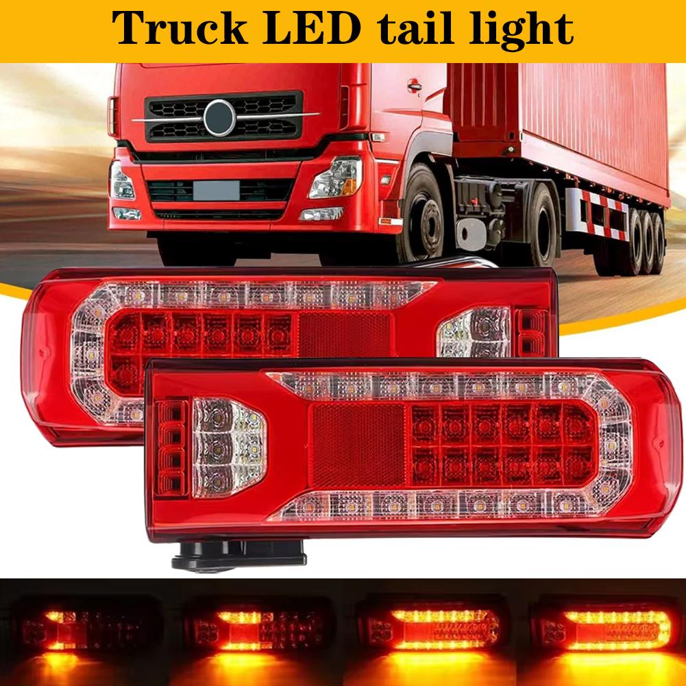 For Mercedes Truck Actros Mp5 Led Rear Tail Light 24v Reverse Lamp Stop Bumper Brake Warning Truck Lorry Taillight Trailer Q9s9