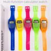 Children Watch Silicone Calculator Watch Electronic Calculator Date Electronic Watch Wrist Watch