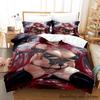 Customer Customization Bedding Set Cartoon Anime Three-piece Set Adult Kid Bedroom Duvetcover Sets 3D Kawaii Girls