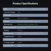 Blackview BV200 Al Smart Glasses Smart Camera Brille Sonnenbrille Musikwiedergabebrille Outdoor Sportbrille Smart Glasses mit Musik & Kamera