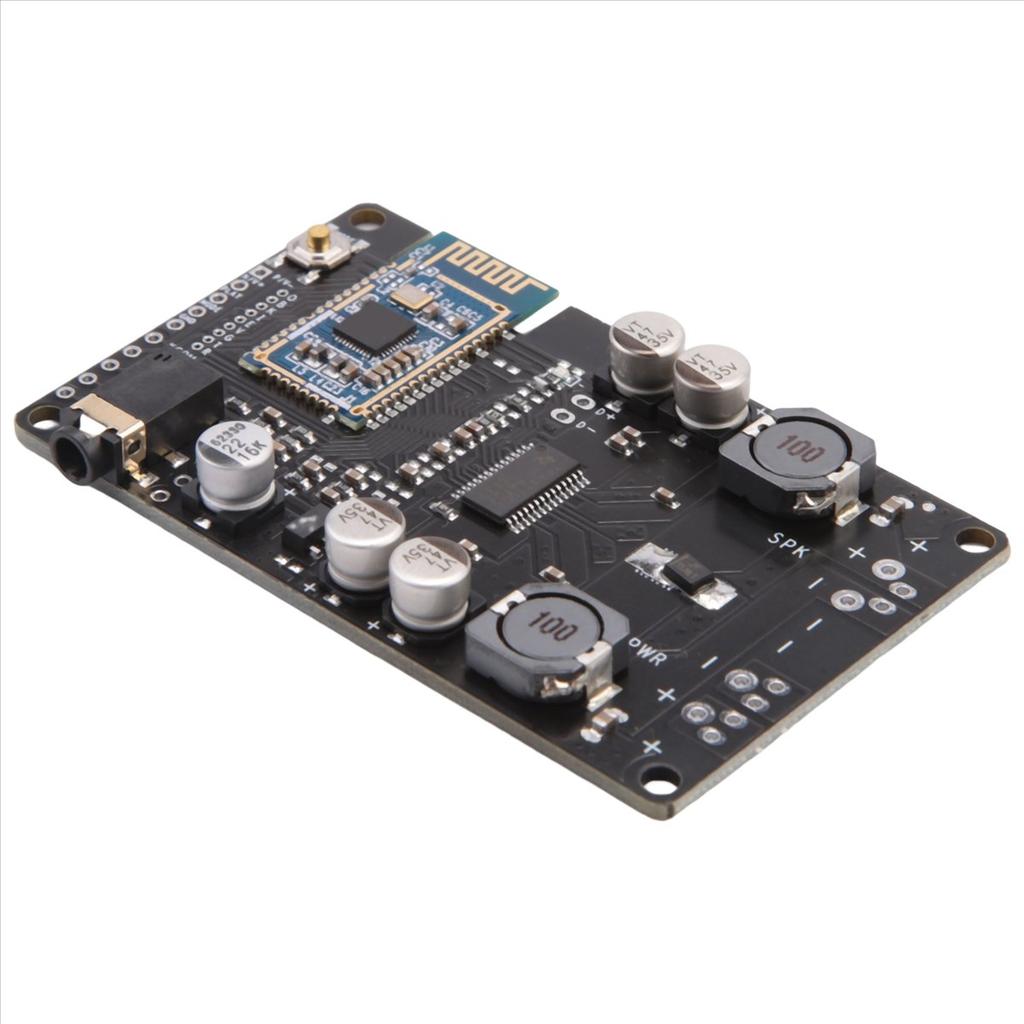 Bluetooth 5.0 Amplifier Board AUX 20W/30W Serial Port to Change Name Mono Stereo Module Amplificador (Support Call)