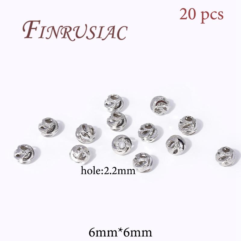 18K Gold Plated Bead End Caps For Jewelry Making Supplies Spacer Bead Caps DIY Accessories