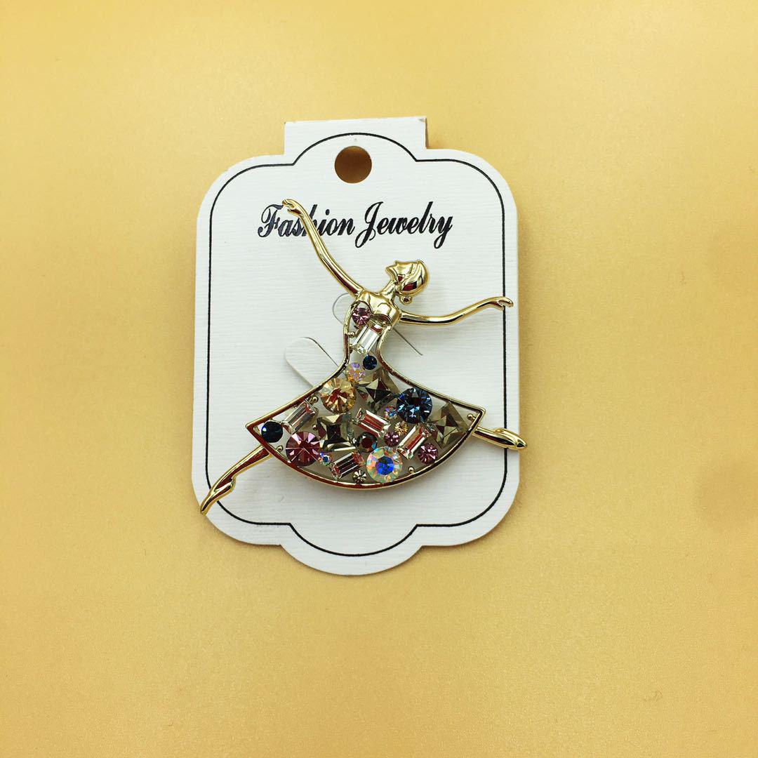 

Брошь с изображением балерины - Милая булавка для сумок и шарфов