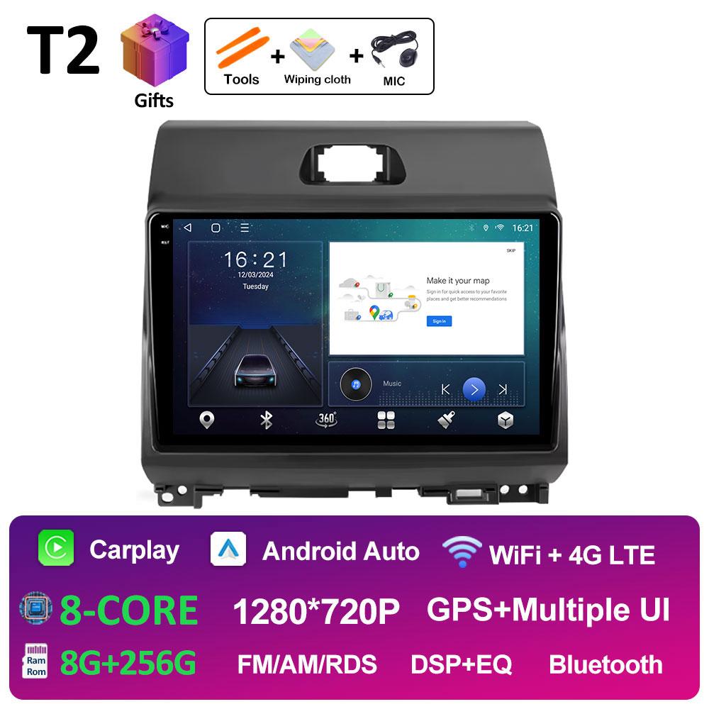 9 Inch Car Radio For KIA Ray 2011 2012 2013 2014 - 2017 Video Player Wireless Carplay GPS Navigation Cooling Fan Auto Tools WIFI