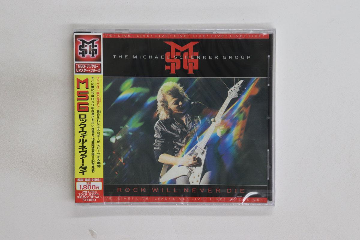 CD MICHAEL SCHENKER GROUP Rock Will Never DIE TOCP53144 CHRYSALIS 2000 Japan Obi Rock Used