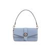 New Greenwich Cow Leather Shoulder Bag Medium Women's Blue 30H1GGRL2L-487