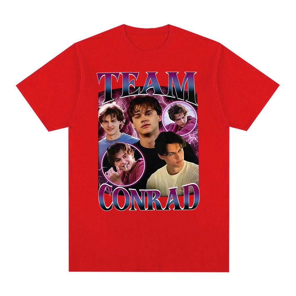 Team Conrad Cousins Beach Vintage Graphic T Shirt Women Clothing Fashion Gothic T-shirt Cotton Casual Short Sleeve T-shirts