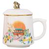 Jade Rabbit Auspicious Ceramic Tea Cup Gift Set