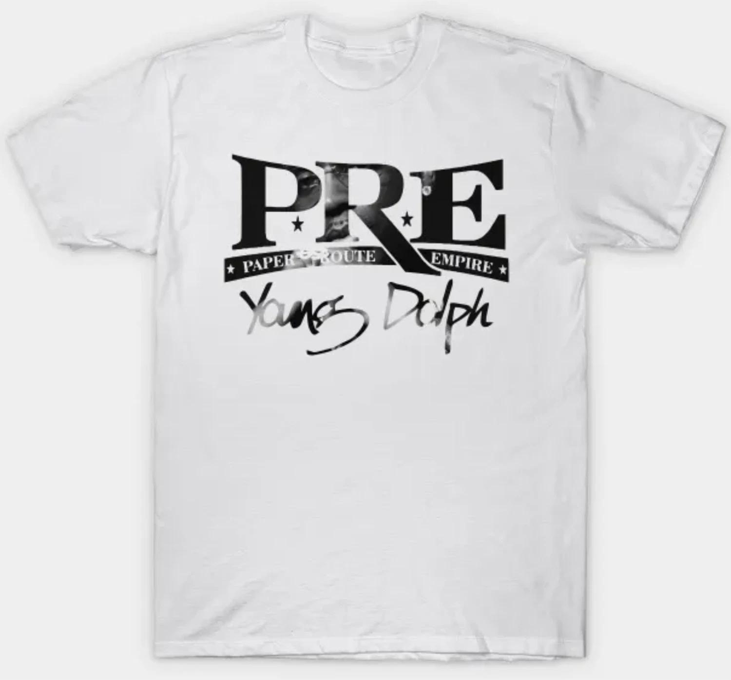 Футболка Young Dolph Взрослая Маленький-3XL XXL Белый Фан-арт 4XL