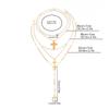 European and American Niche High-end Pearl Exaggerated Style Pendant Necklace Men's Hip-hop Personality Men's Collarbone Chain Jewelry