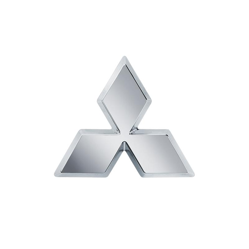 1Pcs Carbon Fiber Logo Steering Wheel Decal Logo 3D Sticker Car Badge Logo For Mitsubishi Outlander RalliArt ASX Pajero Lancer