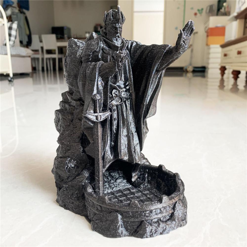 

Tabletop Gaming Dice Tower 3D Printed Castle Model for DND RPG Board Game Desktop Miniature Decoration Gift