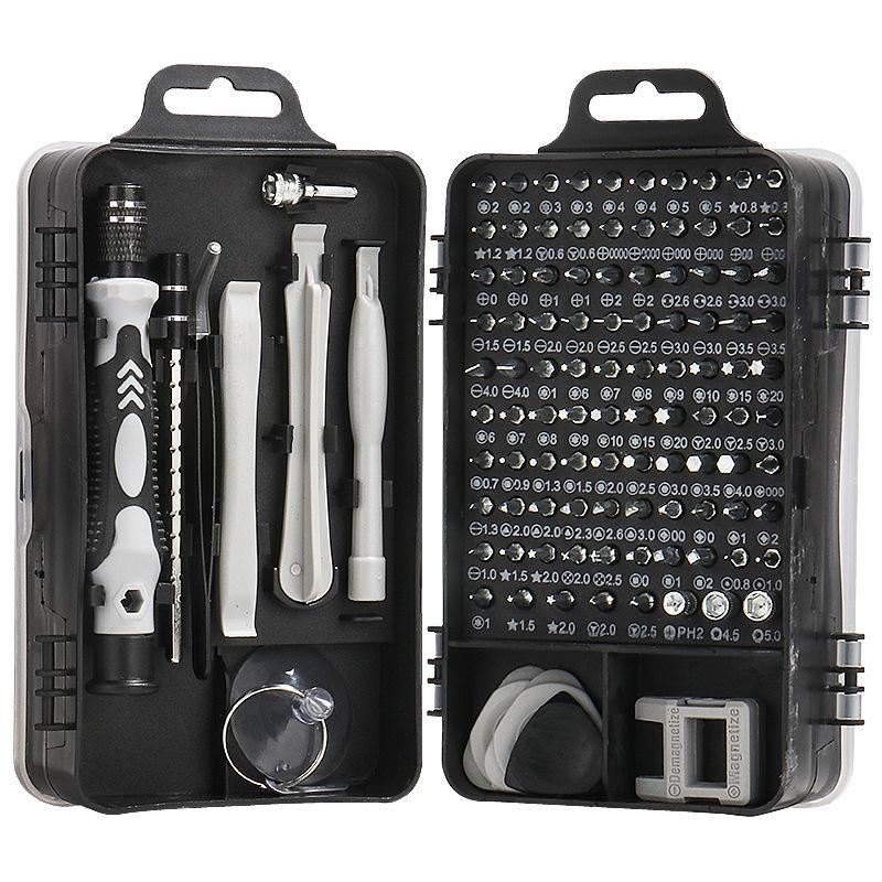 "115-in-1 Carbon Steel Screwdriver Set for Mobile Phone Repair"