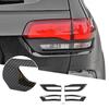 4pcs Tail Light Lamp Cover Trim Frame for Jeep Grand Cherokee 2014+ Carbon Fiber