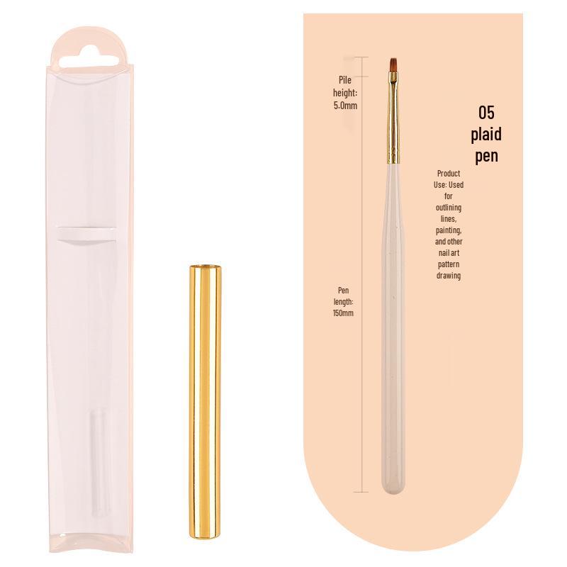 Japanese 12-Piece Nail Art Brush Set for Gel and Flower Designs