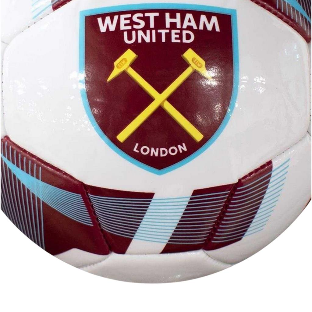 West Ham United FC Crest Polyurethane Training Football