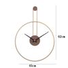 Creative Simple Wall Clock Retro Round Silent Hanging Watch Nordic Modern Living Room Office Wall Decorations Large Wall Clocks