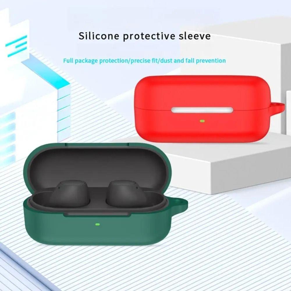 Silicone Earphone Protective Case With Hook Cover Shell New Protector for Sony WF-C510