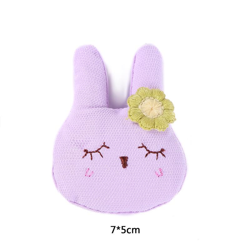 Plush Doll Head Pendants & Cotton-Filled Accessories: Flowers, Rabbits, Bags, Shoes, Socks, Cute Brooches
