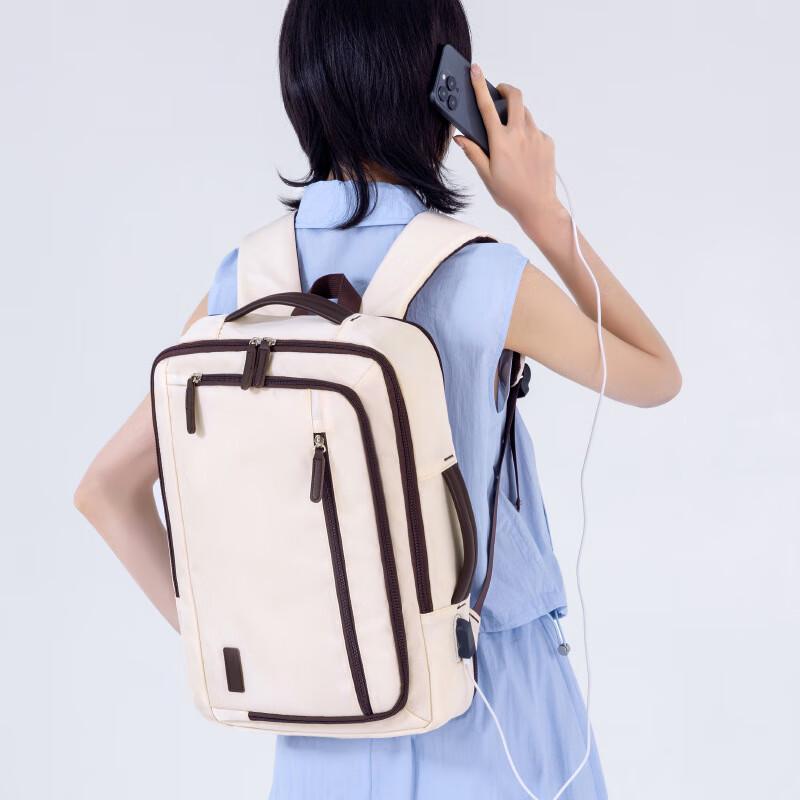 Expandable Water-Resistant Multi-Layer Laptop Backpack