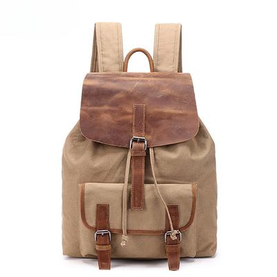 Canvas Raffsack Rucksack Koreanische Version Damen College-Stil Kleiner Rucksack Studententasche