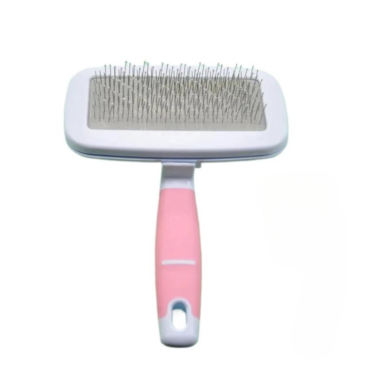 

Pet Hair Knotting Comb Supplies - Needle Combs With Non-Slip Handle, Small Medium Dog Hair Brushes, Hair Removal, For Dogs Cats