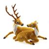 N80B for Creative Christmas Elk Ornament Simulation Winter Elk Figurine Crafts Decor for Home Restaurant Bar Table Decoration