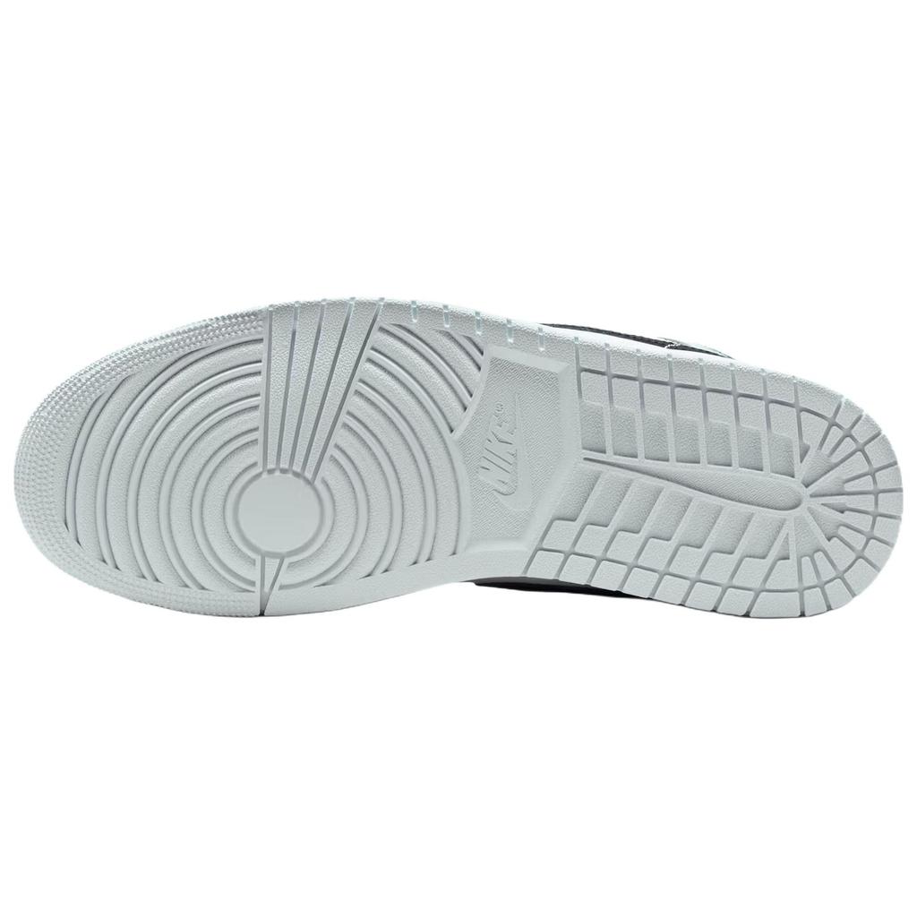 Jordan Air Jordan 1 Support Lightweight Mid top Vintage Basketball Shoes Men's Black White Blue DQ8426-002