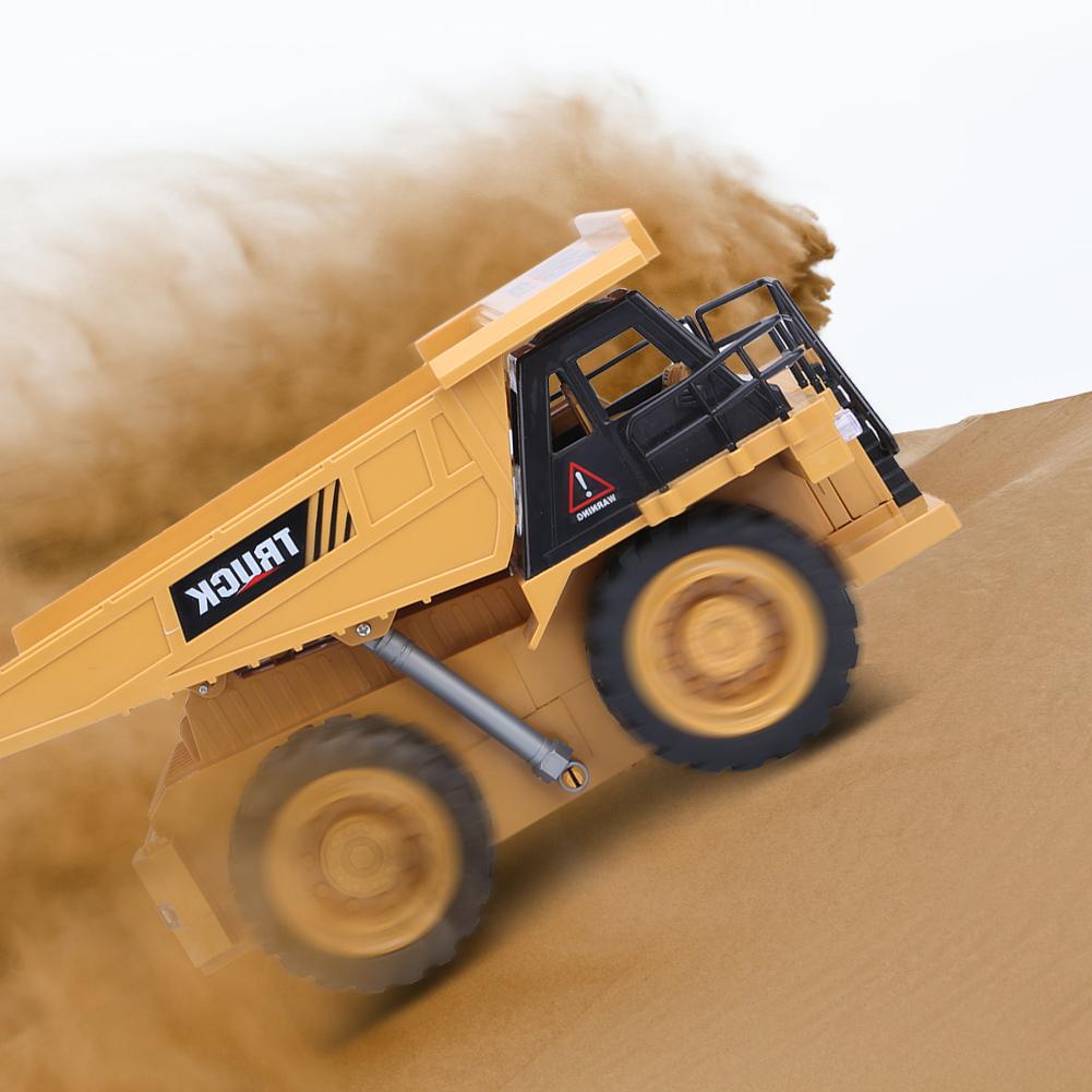 1 20 6 Channel Remote Control Simulation Engineering Car Model Kid Truck Gift