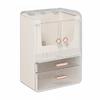 Desktop Cosmetic Storage Box Large Capacity Vanity Makeup Holder Elegant Design